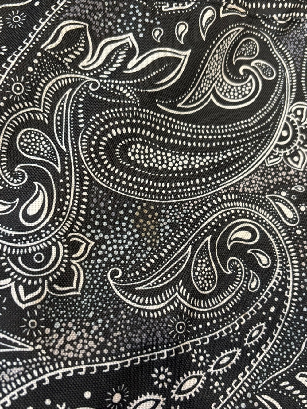 Vera Bradley Quilted Tote Bag Stellar Paisley Black & White Travel Bag - Picture 3 of 7